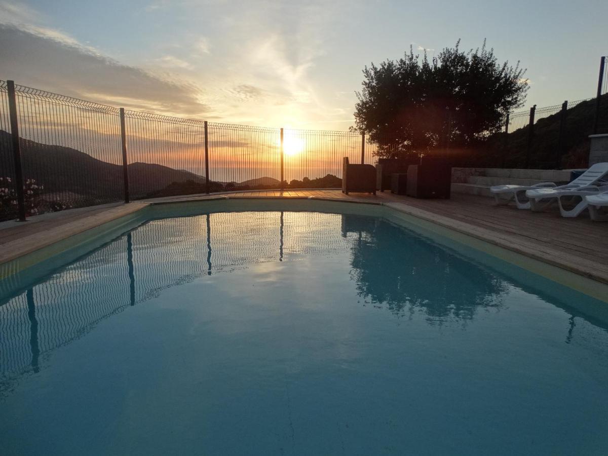 Gites Sassone, Vue Panoramique Sur Ajaccio Et La Mer Alata Eksteriør billede