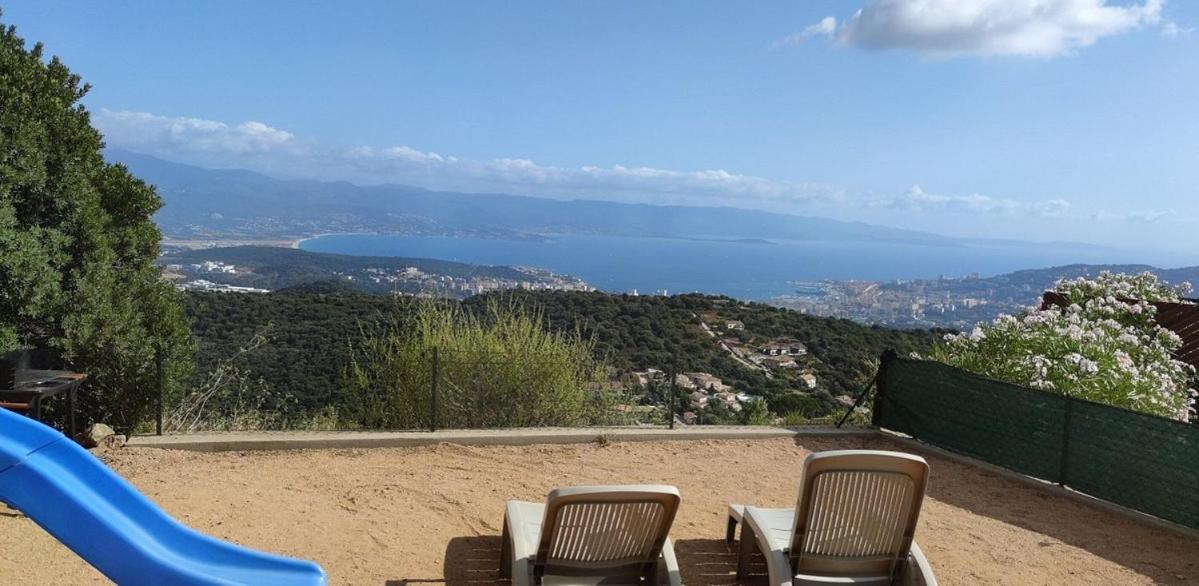 Gites Sassone, Vue Panoramique Sur Ajaccio Et La Mer Alata Eksteriør billede
