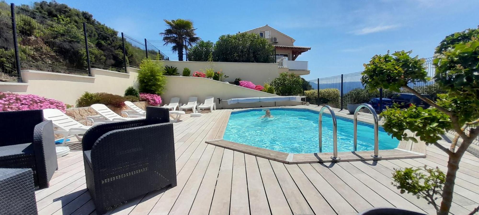 Gites Sassone, Vue Panoramique Sur Ajaccio Et La Mer Alata Eksteriør billede
