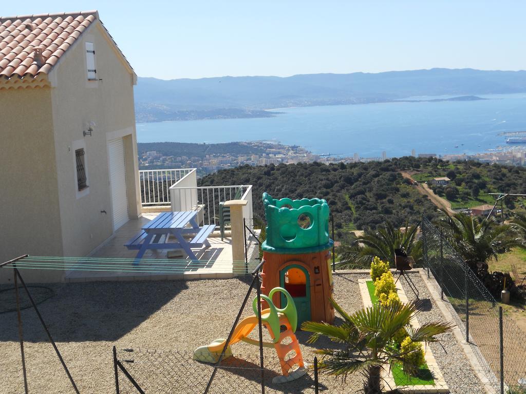 Gites Sassone, Vue Panoramique Sur Ajaccio Et La Mer Alata Værelse billede